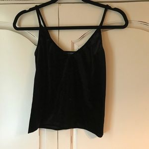 Black crop top
